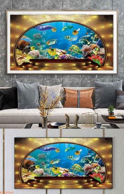 File tranh File tranh hiện đại pha lê gương KF99240 (gốc) chủ đề tĩnh vật