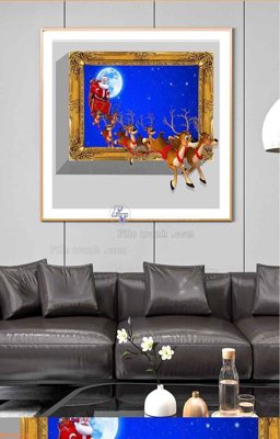 File tranh File tranh hiện đại pha lê gương KF99255 (gốc) in trên kính