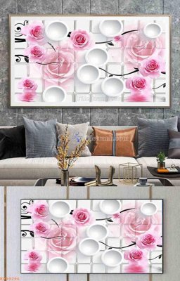 Download file ảnh gốc File tranh hiện đại pha lê gương KF99296 để in ấn