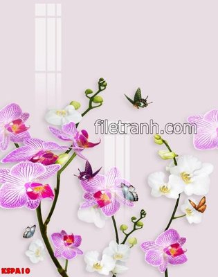 File tranh Tranh trang trí Spa làm đẹp KSPA10 (gốc) in backlit film