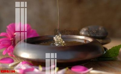 File gốc Tranh trang trí Spa làm đẹp KSPA134 (in lụa) cao cấp