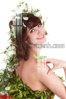 File in trần Tranh trang trí Spa làm đẹp KSPA185 (bản gốc) hoa văn