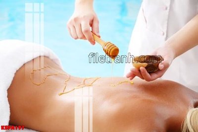 File tranh in trần 3D Tranh trang trí Spa làm đẹp KSPA197 (ảnh gốc)