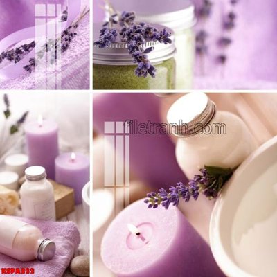 File PSD Tranh trang trí Spa làm đẹp KSPA222 (gốc) nhiều lớp (multi-layer)