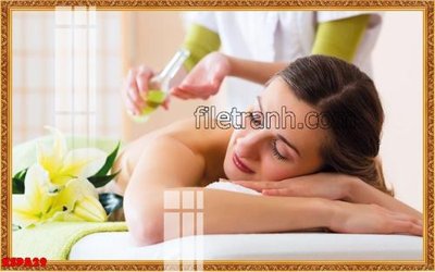 File PSD Tranh trang trí Spa làm đẹp KSPA29 (bản gốc) đã tách nền