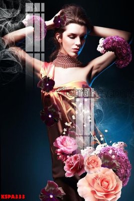 File gốc Tranh trang trí Spa làm đẹp KSPA333 (trang trí) phòng trẻ em