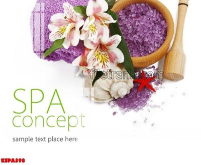 File in trần Tranh trang trí Spa làm đẹp KSPA398 (bản gốc 3D) sống động