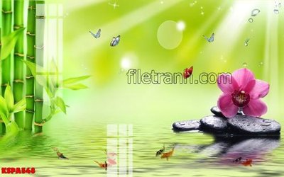 File tranh Tranh trang trí Spa làm đẹp KSPA548 (bản gốc) trang trí văn phòng