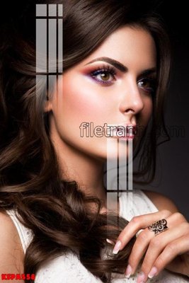 File in trần Tranh trang trí Spa làm đẹp KSPA558 (file gốc) xuyên sáng