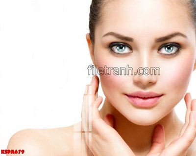 File tranh gốc PSD Tranh trang trí Spa làm đẹp KSPA679 còn nguyên layer