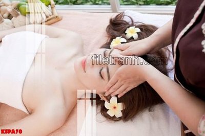 File ảnh Tranh trang trí Spa làm đẹp KSPA70 (gốc) in decal dán tường
