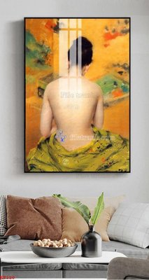 File ảnh File tranh treo thiếu nữ khỏa thân nhà nghỉ KT120 (gốc) in Hiflex