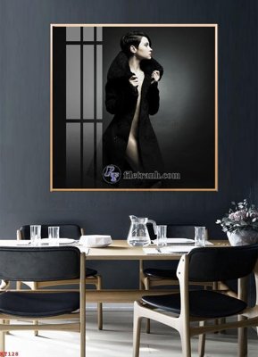 File ảnh File tranh treo thiếu nữ khỏa thân nhà nghỉ KT128 (gốc) in standee