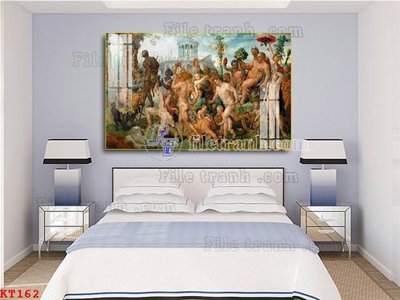 File PSD File tranh treo thiếu nữ khỏa thân nhà nghỉ KT162 (bản gốc) cho nhà in