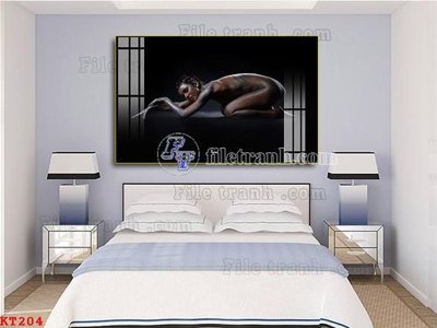 File gốc File tranh treo thiếu nữ khỏa thân nhà nghỉ KT204 (phiên bản chuẩn) để in ấn