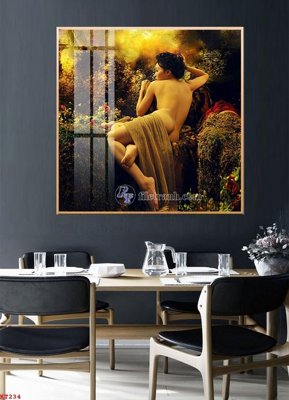 File gốc File tranh treo thiếu nữ khỏa thân nhà nghỉ KT234 (phiên bản chuẩn) để in ấn