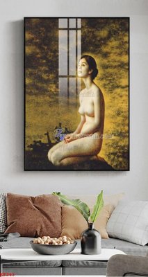File gốc File tranh treo thiếu nữ khỏa thân nhà nghỉ KT243 (in tráng gương) nghệ thuật
