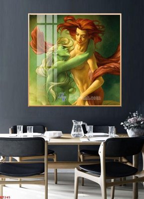 File tranh ảnh gốc File tranh treo thiếu nữ khỏa thân nhà nghỉ KT245 dùng cho in khổ lớn