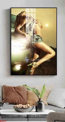 File ảnh File tranh treo thiếu nữ khỏa thân nhà nghỉ KT269 (gốc) in poster