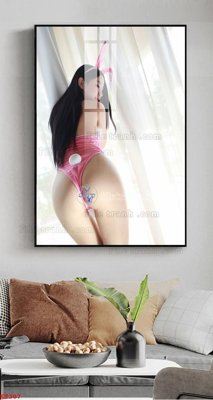 Tải file File tranh treo thiếu nữ khỏa thân nhà nghỉ KT307 (gốc) chủ đề phong thủy