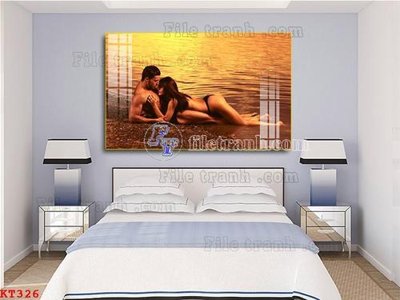 Download file tranh PSD File tranh treo thiếu nữ khỏa thân nhà nghỉ KT326 để chỉnh sửa