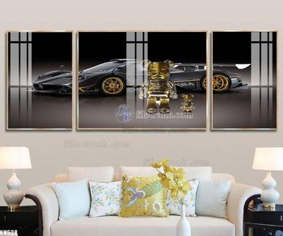 File tranh quảng cáo File tranh kawas gấu bearbrick KW528 (download file gốc)