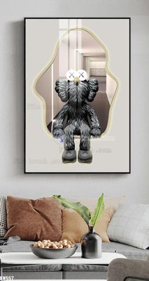 File gốc File tranh kawas gấu bearbrick KW557 (cho in UV) siêu nét