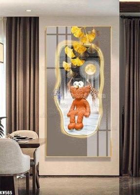 Tải file tranh File tranh kawas gấu bearbrick KW565 (gốc) tại Filetranh.com