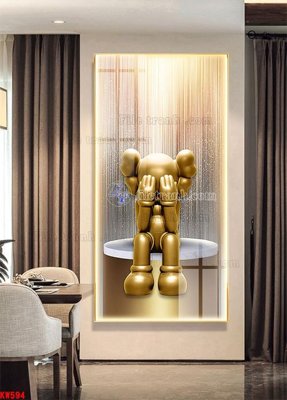 File tranh File tranh kawas gấu bearbrick KW594 (gốc) chủ đề trẻ em