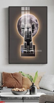 File tranh File tranh kawas gấu bearbrick KW617 (bản gốc) treo quán cafe