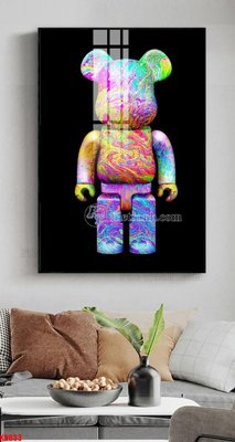 File tranh PSD File tranh kawas gấu bearbrick KW633 chất lượng cao