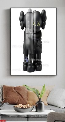 File ảnh File tranh kawas gấu bearbrick KW637 (gốc) in poster