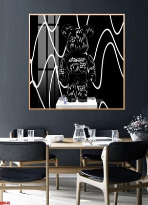 File tranh File tranh kawas gấu bearbrick KW645 (ảnh gốc) sắc nét hoàn hảo