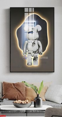 File ảnh File tranh kawas gấu bearbrick KW650 (gốc) in poster