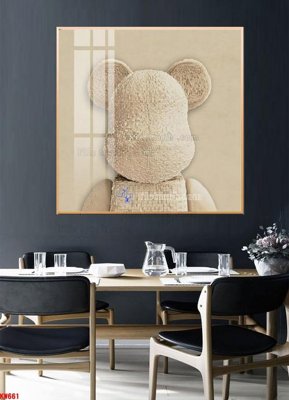 File gốc File tranh kawas gấu bearbrick KW661 (thiết kế) độc quyền