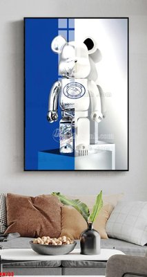 Tải file File tranh kawas gấu bearbrick KW733 (gốc) chủ đề hoa sen