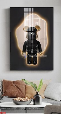 File gốc File tranh kawas gấu bearbrick KW746 cho in ấn và thiết kế