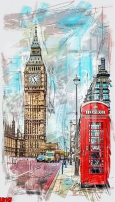 File in trần File gốc in tranh paris tháp Eiffel LD147 (file gốc) phong thủy