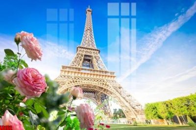 File gốc in ấn File gốc in tranh paris tháp Eiffel LD162 chất lượng vượt trội