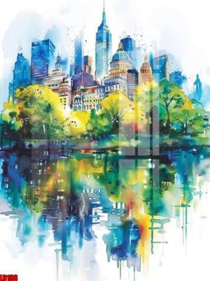 Tải file File gốc in tranh paris tháp Eiffel LD198 (PSD) cho in tranh kính