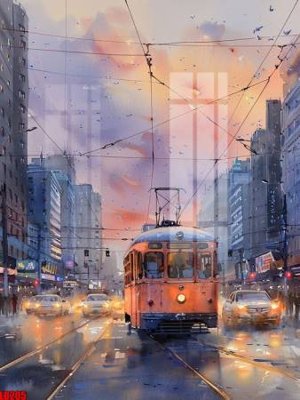 File gốc File gốc in tranh paris tháp Eiffel LD205 (in mica) cắt laser