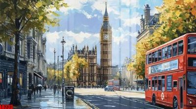 File tranh File gốc in tranh paris tháp Eiffel LD233 (gốc) chủ đề trẻ em