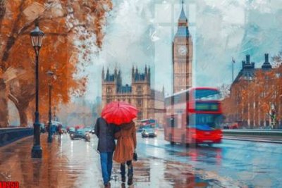 File PSD File gốc in tranh paris tháp Eiffel LD253 (gốc) tách lớp chi tiết