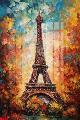 Download file gốc File gốc in tranh paris tháp Eiffel LD259 (dùng cho in ấn)