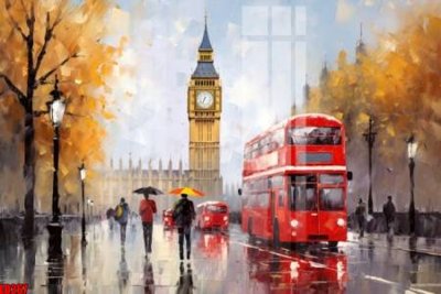 File tranh File gốc in tranh paris tháp Eiffel LD267 (gốc) chủ đề động vật