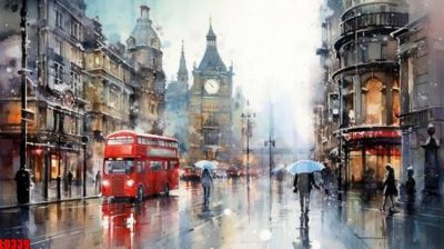 File tranh trang trí File gốc in tranh paris tháp Eiffel LD339 (tải file gốc)