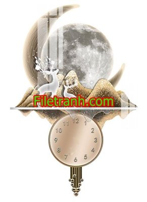 File gốc File in tranh decor gắn led LED1003 (in ấn) màu sắc trung thực