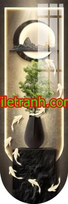 File gốc File in tranh decor gắn led LED1036 (in mica) làm quà tặng