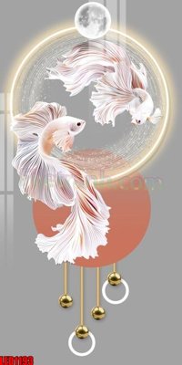 File in trần File in tranh decor gắn led LED1193 (bản gốc 3D) sống động