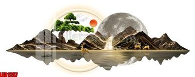 File gốc File in tranh decor gắn led LED1257 (bản quyền) cho in ấn